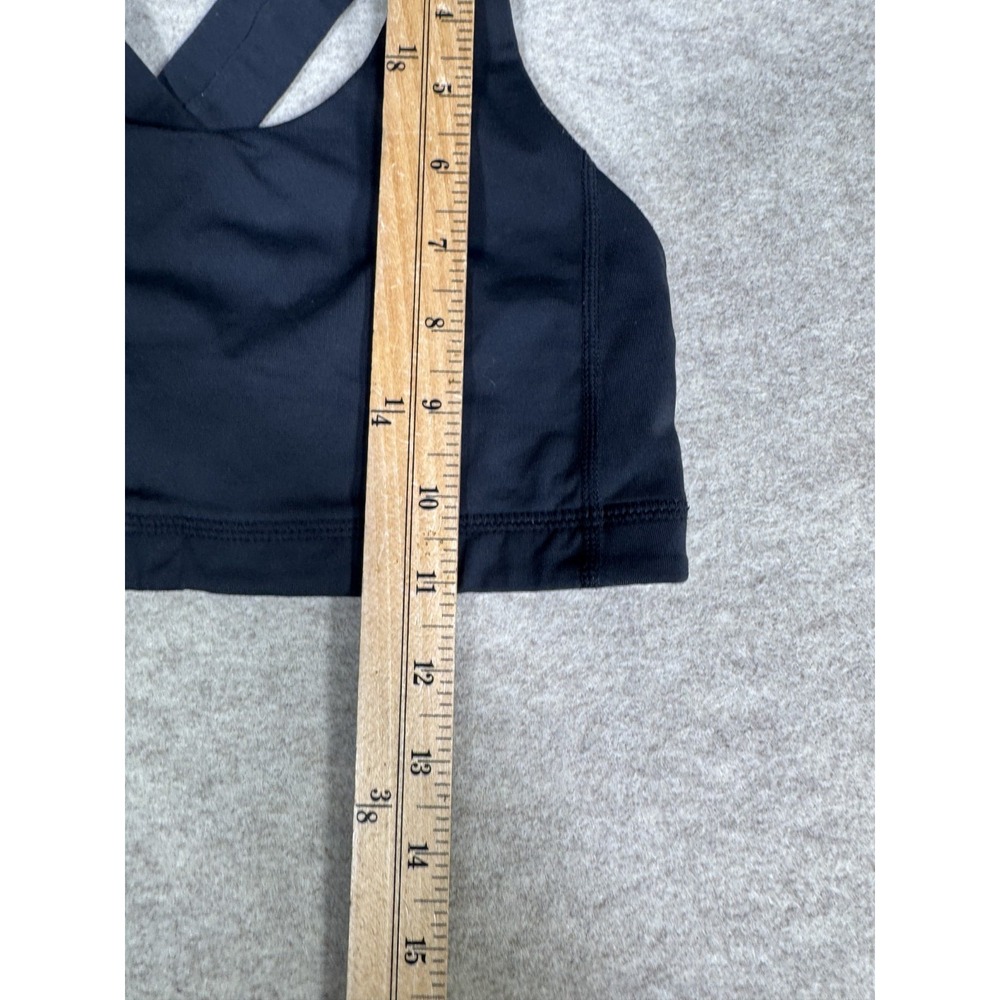 Lululemon Bootcamp Ready Sports Bra Womens 6 Black Sweat Wicking Training Yoga - Picture 7 of 9